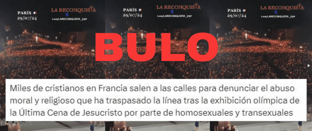 Se viraliza un video erróneo sobre una “protesta” en Lourdes tras inauguración de París 2024